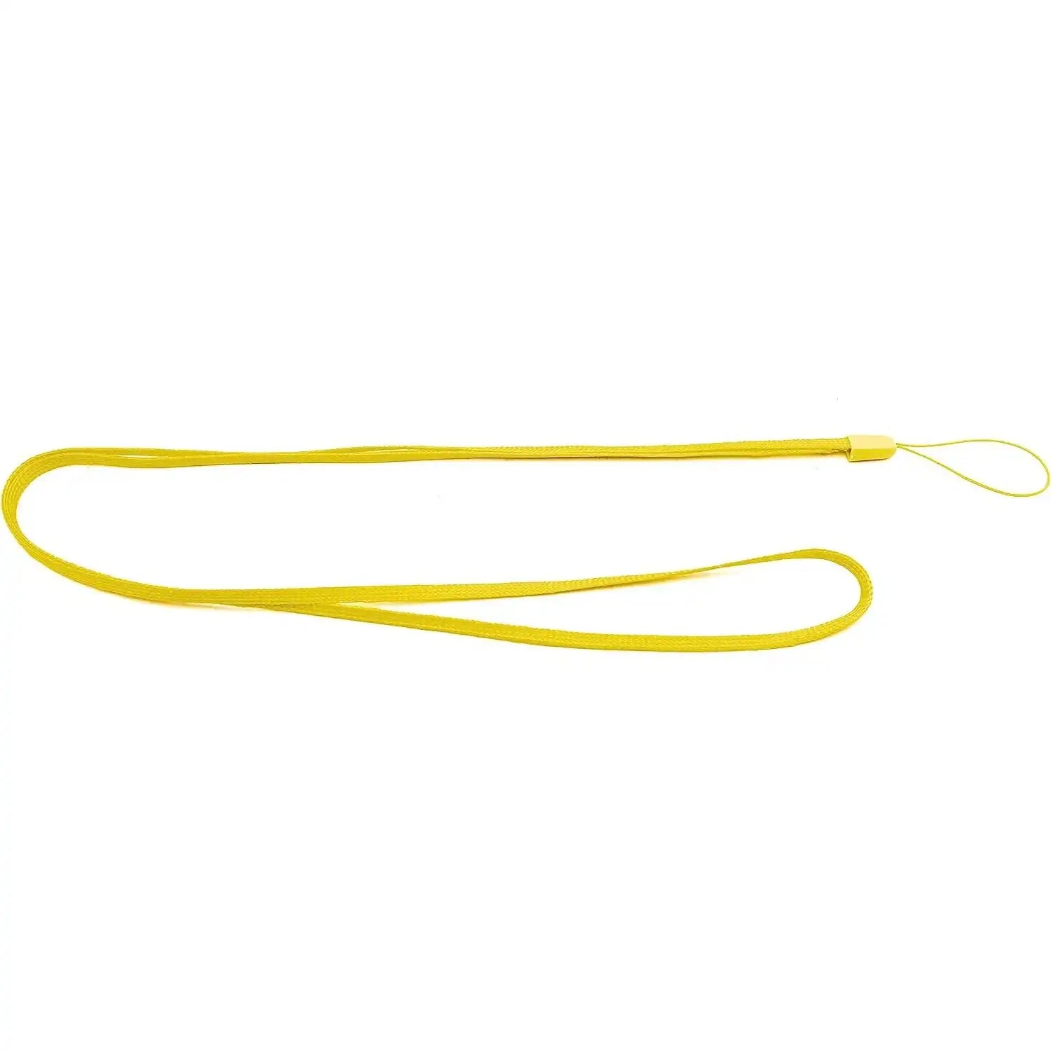 5er Pack Halsband Umhängeband Mit Schlaufe Gelb Für Smartphone Und MP3 Player Leicht Tragbar