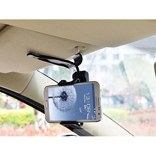 System-S Auto Kfz Halterung Golftaschen Sonnenblenden Clip Befestigung - Sichere Sichtbarkeit Für iPhone 6 6S