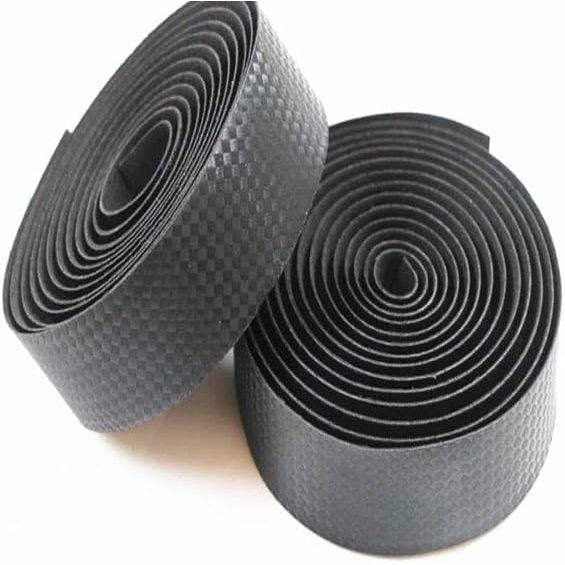 System-S 2er Set Lenkradband Lenkerband Lenker Band Rennrad mit 2 Endstopfen in Schwarz