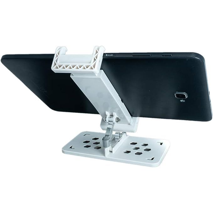 SYSTEM-S Drohnenfernbedienung Halterung Befestigung in Weiß für Smartphone Tablet