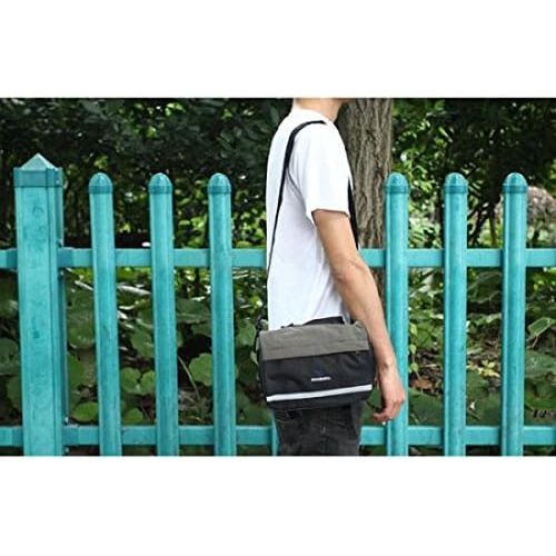 System-S Multifunktions- Fahrradtasche Lenkertasche Fahrradhalterung Fahrradtasche Schultertasche in Schwarz-braun