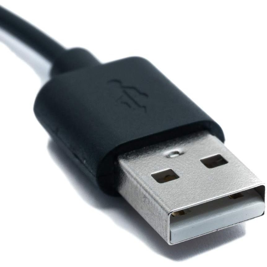 USB 2.0 Kabel Schwarz Zum Aufladen Und Datentransfer HiSpeed Für Suunto 7 Smartwatch