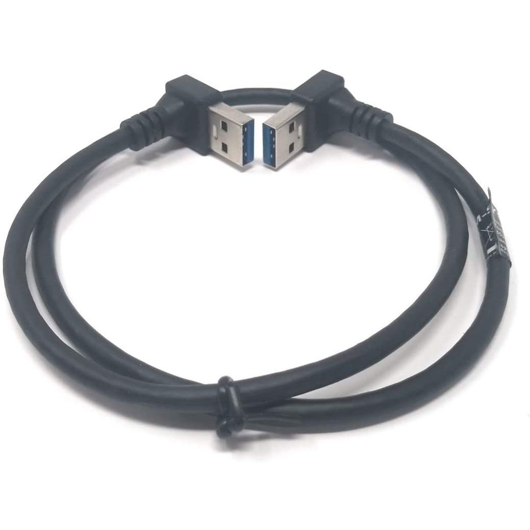 System-S USB Typ A 3.0 Kabel Abwärtsgewinkelt 59 cm USB Typ A Verbindungskabel Für Geräte