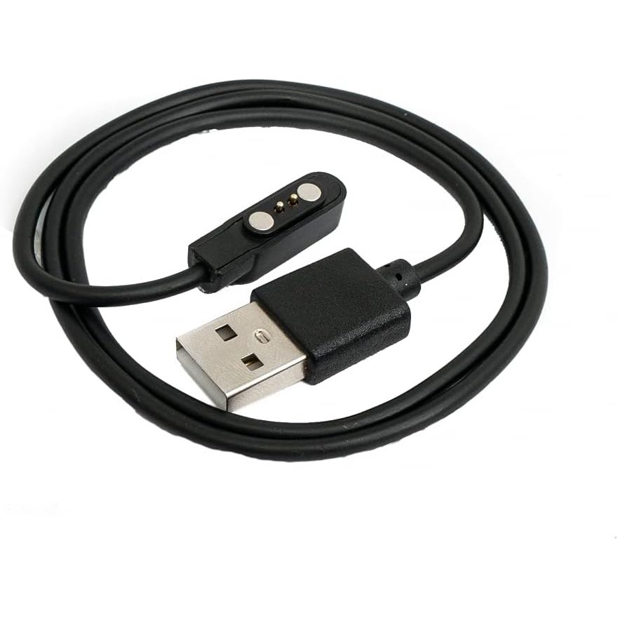 USB 2.0 Ladekabel Für Xiaomi Mibro Air Smartwatch 60 cm Schwarz Hochgeschwindigkeitsdatenübertragung