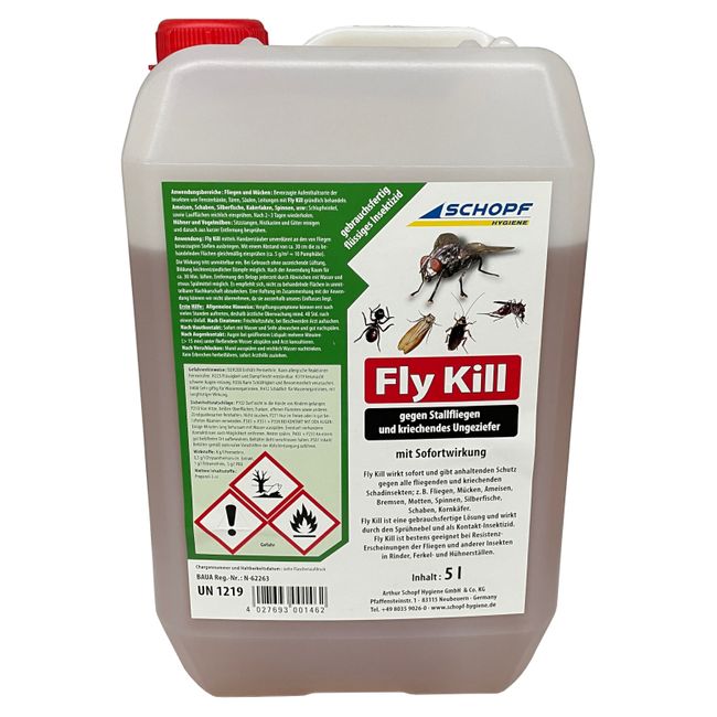 Schopf Fly Kill Gebrauchsfertiges Ungezieferspray 5000ml