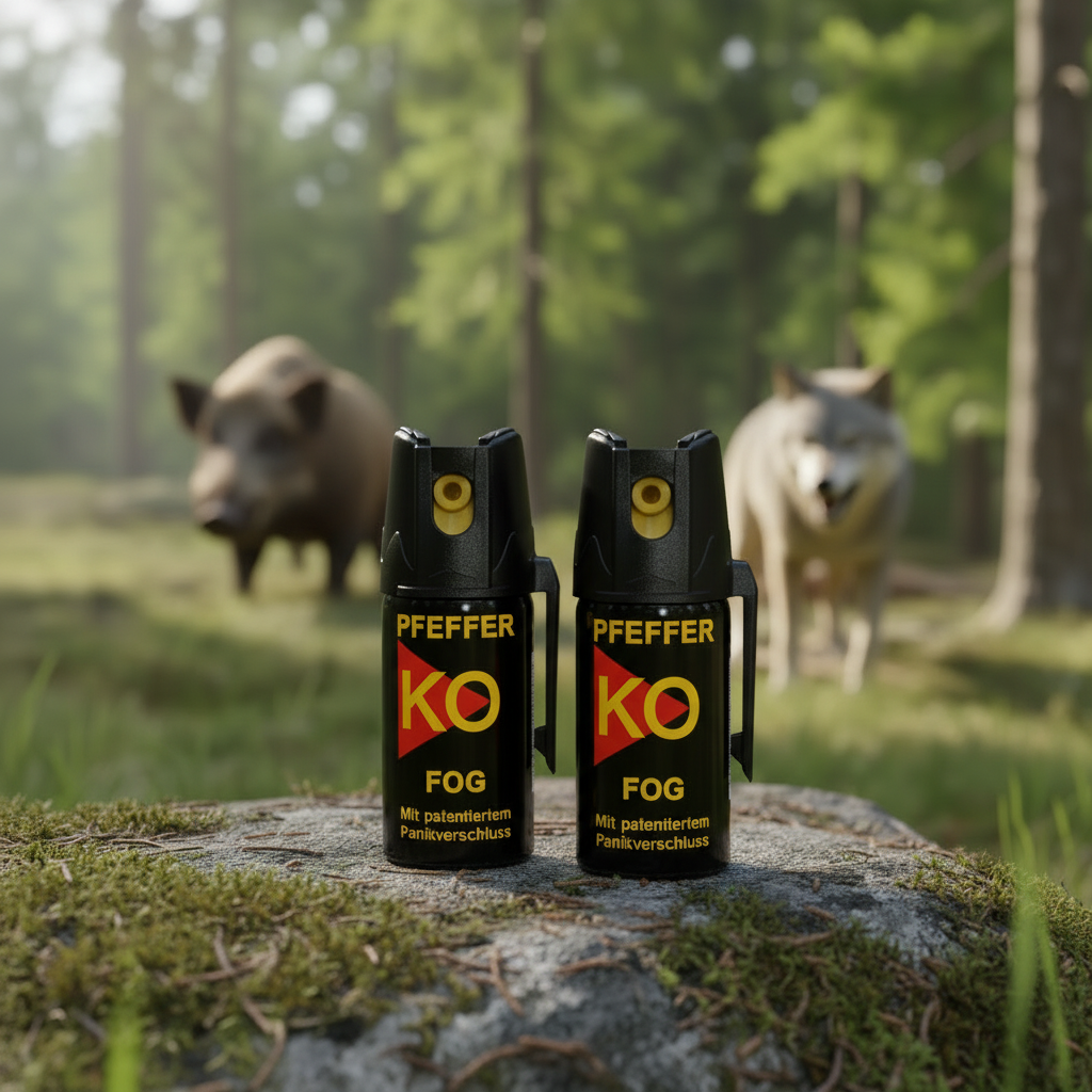 BALLISTOL PFEFFER KO FOG Tierabwehr Pfefferspray 2 x 40 ml 