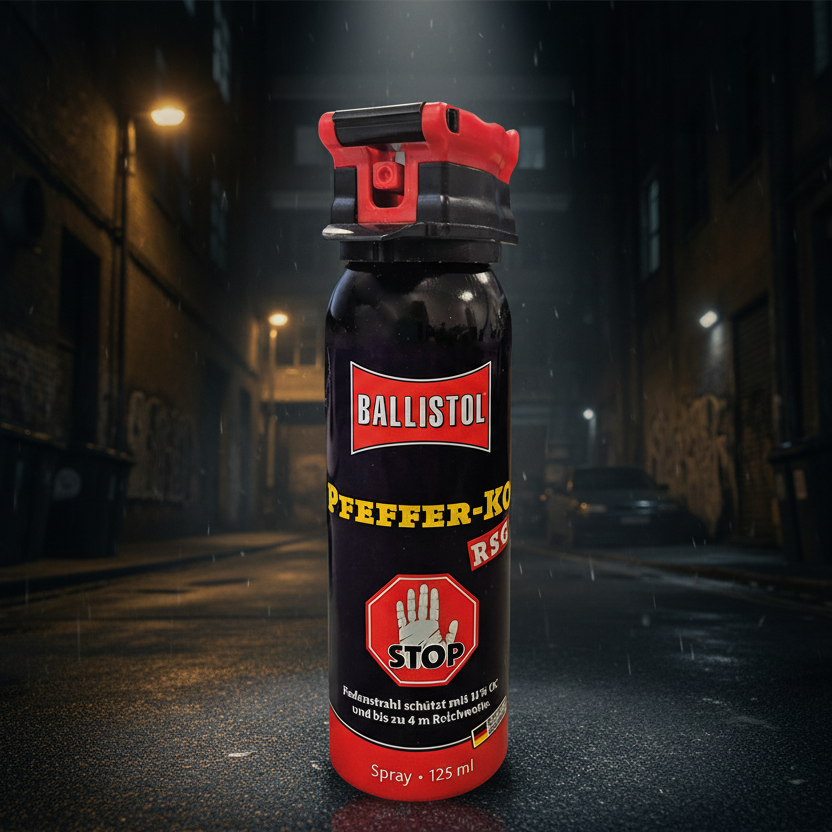 Ballistol Pfeffer-KO 125 ml mit Behördenkappe RSG | Pefferspray