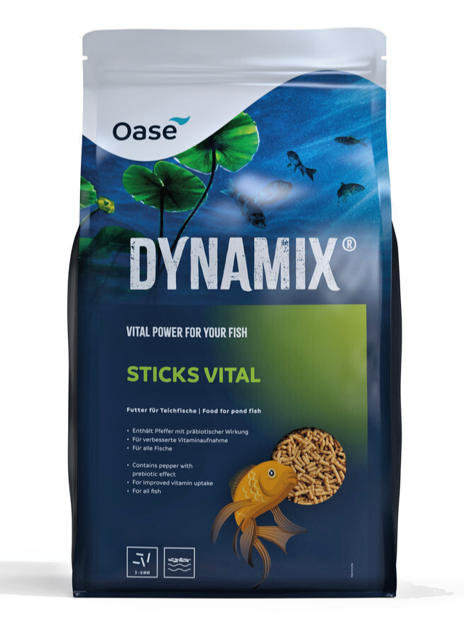 Oase  DYNAMIX Sticks Vital 2 x 20 l  das Futter mit Pep