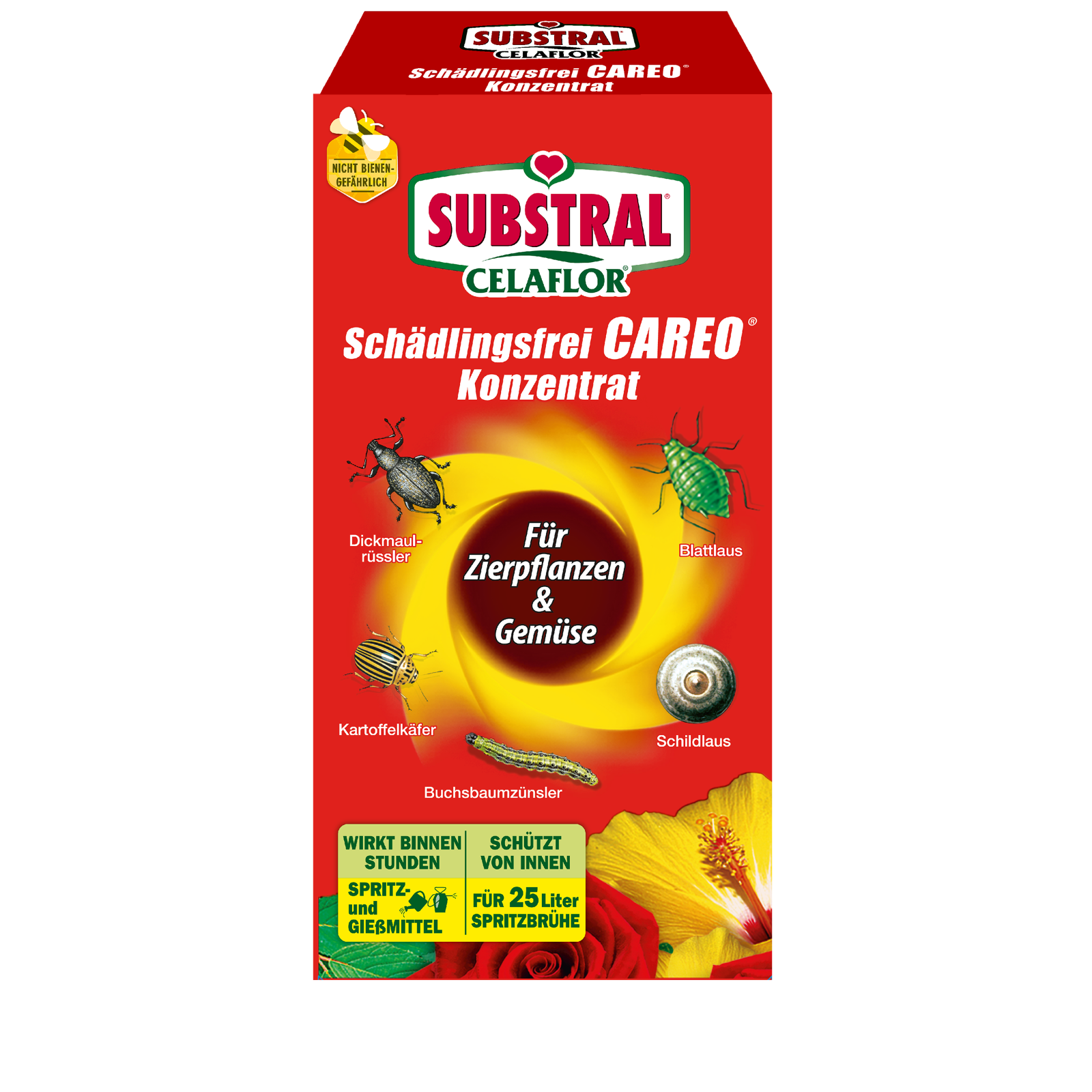 2 x Celaflor Schädlingsfrei Careo Konzentrat 250ml Blattläuse Buchsbaumzünsler