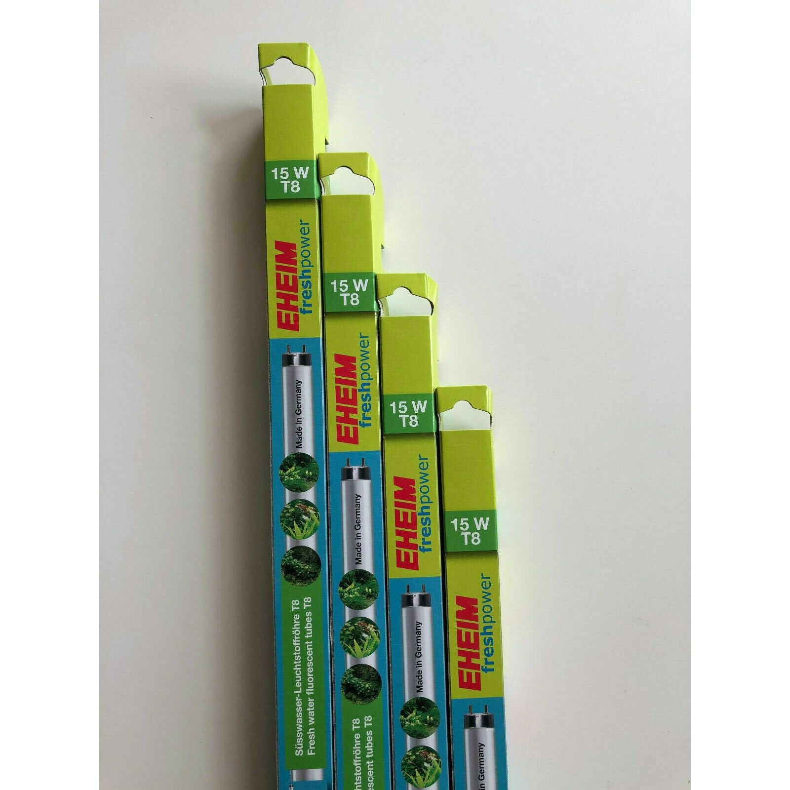 4 Stück EHEIM freshpower plants 15W T8 (Rosa) Süsswasser Leuchtstoffröhre  Röhre