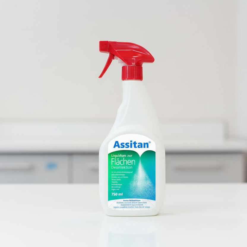 Assitan Liquidum FLÄCHEN-Desinfektion 750 ml Spray Desinfektionsmittel Hygiene