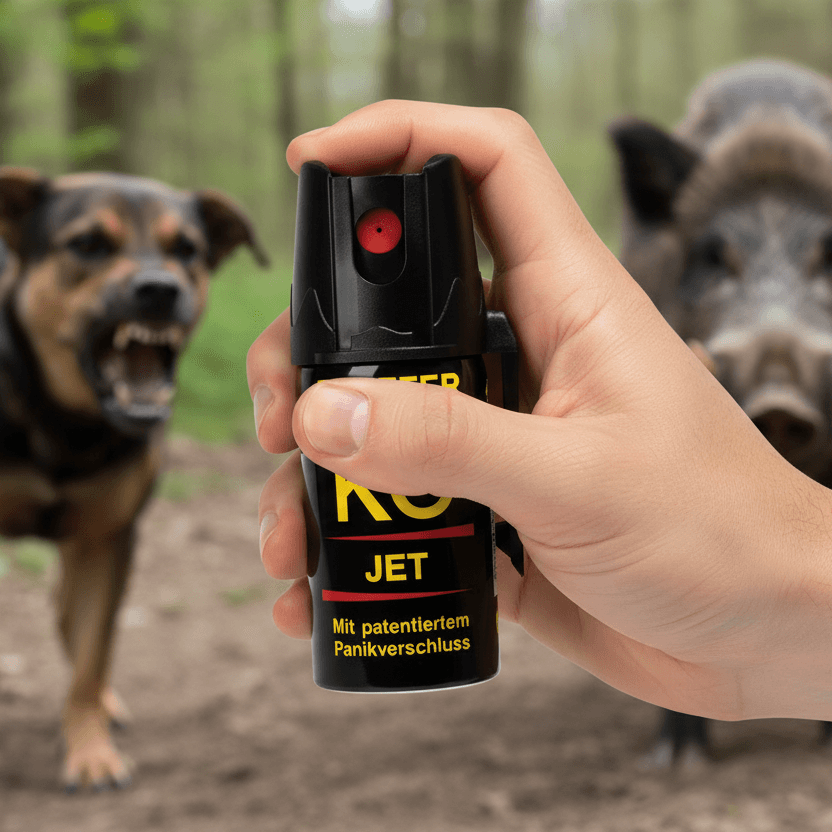 BALLISTOL Pfeffer-KO JET Tierabwehr Pfefferspray 50 ml Sprühweite bis zu 5 m