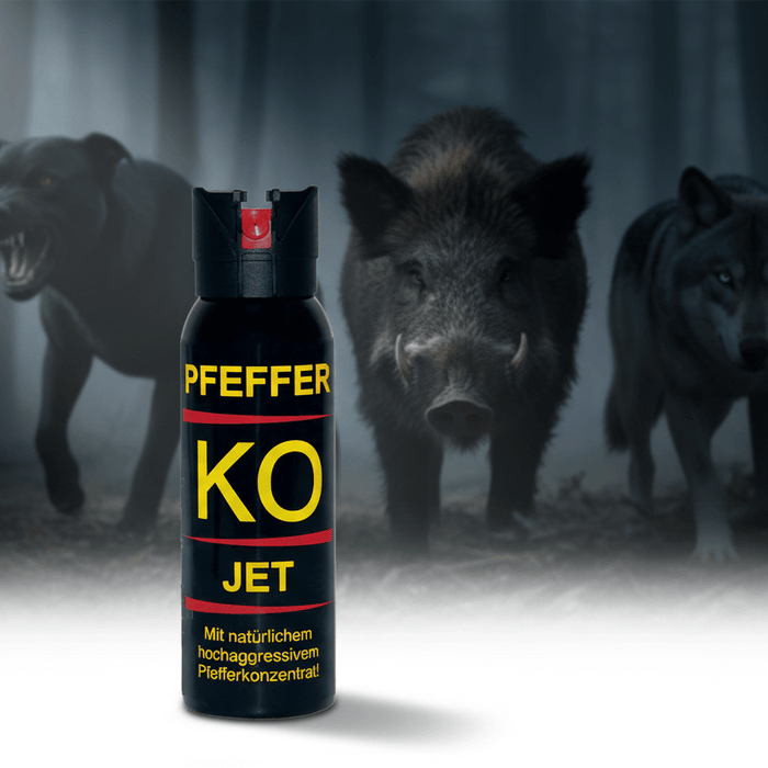 BALLISTOL Pfeffer-KO JET Tierabwehr Pfefferspray 100 ml Sprühweite bis zu 5 m