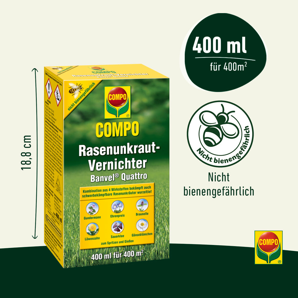 COMPO Rasenunkraut-Vernichter Banvel® Quattro