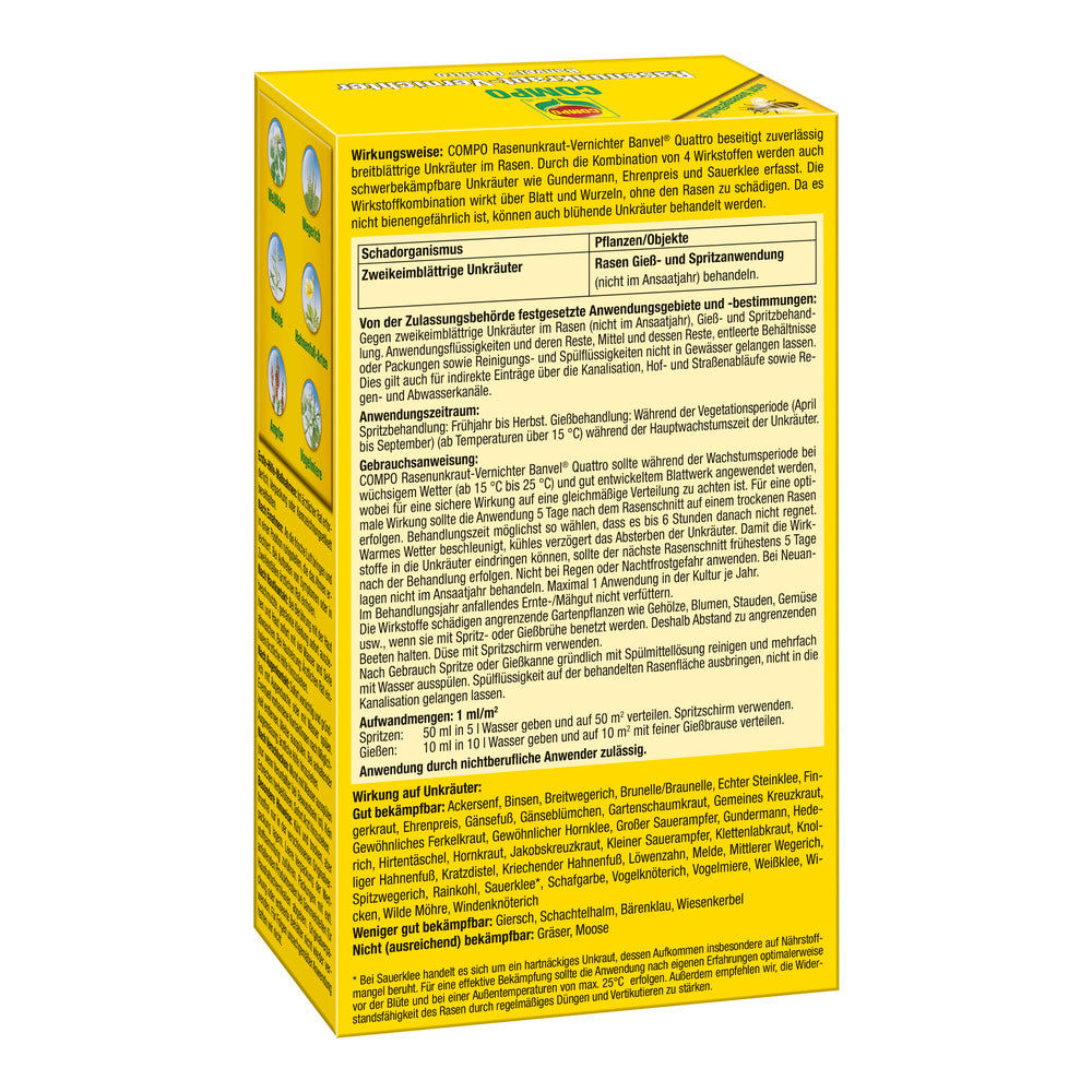 COMPO Rasenunkraut-Vernichter Banvel® Quattro