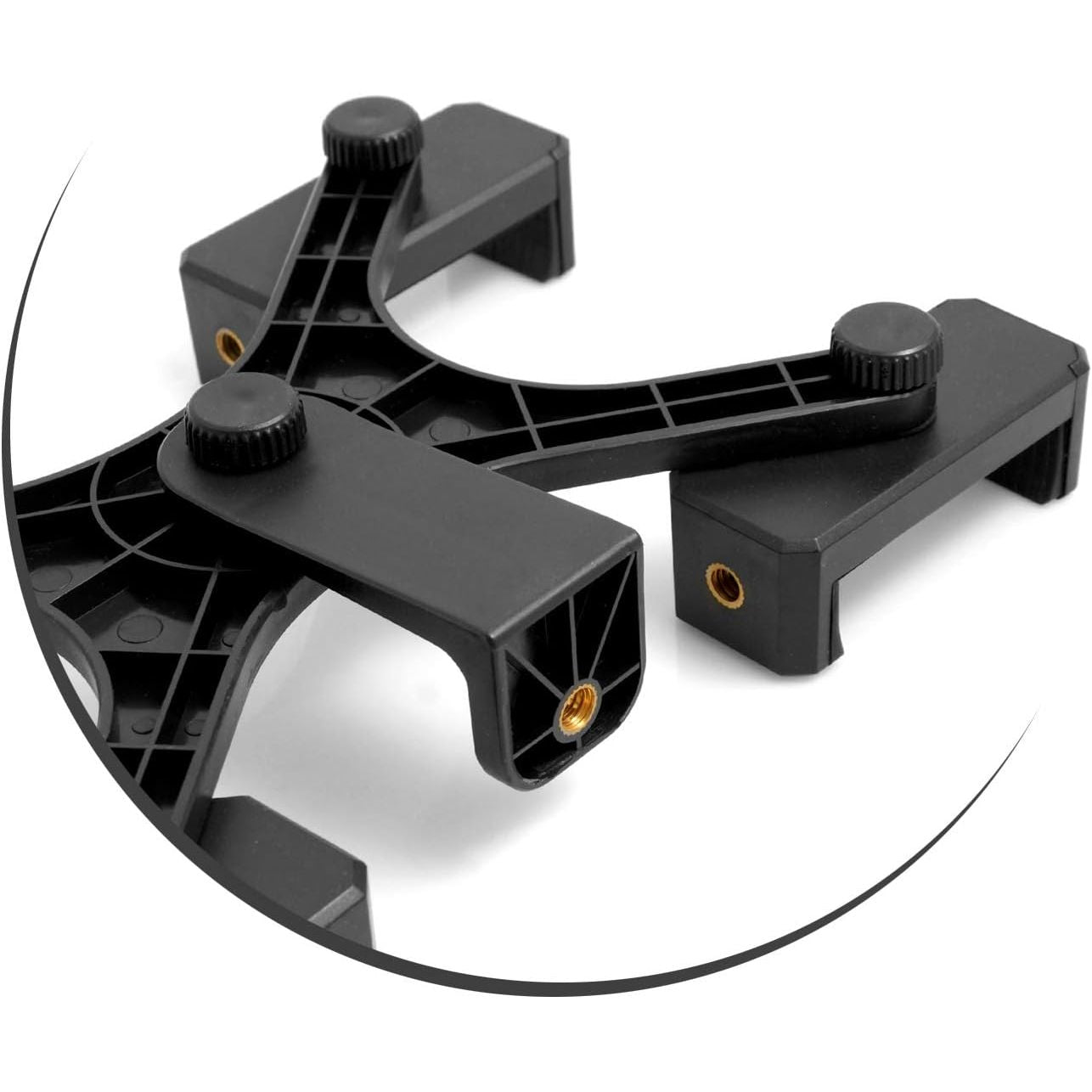 Stativ Aufsatz Mit Viertel Gewinde Halterung Für 4 Smartphones Von 56 Bis 72 Mm Verstellbar