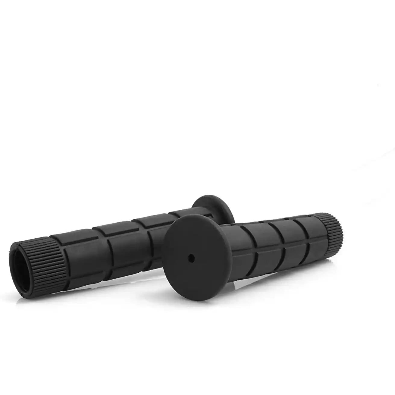 SYSTEM-S Gummi Fahrradgriffe Fahrradgriff Lenker Griffe Lenkergriffe Griff für Fahrrad Rad BMX MTB in Schwarz