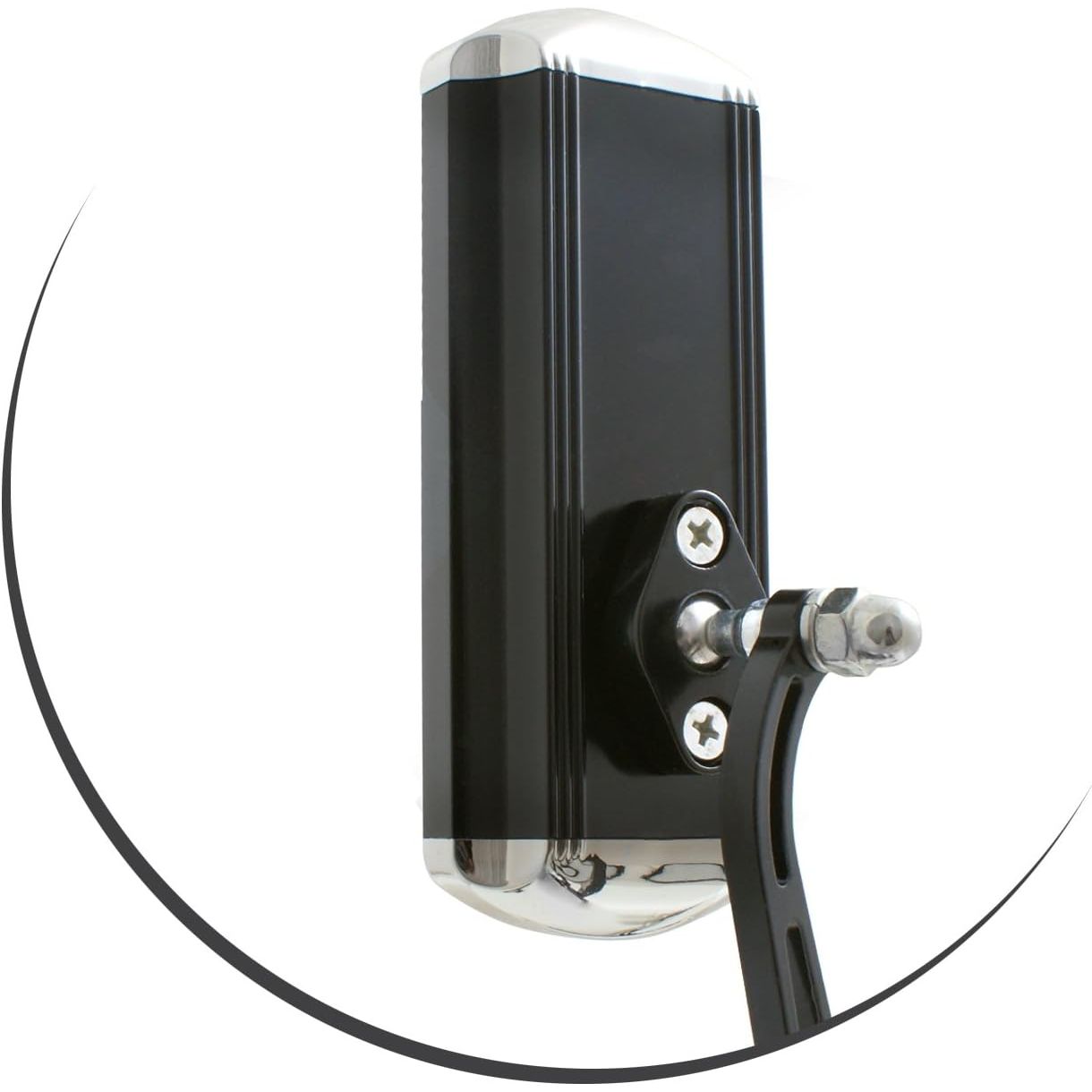 Fahrrad Spiegel Rückspiegel Retro Style Schwarz Für Mehr Sicht Im Straßenverkehr Sicherheit