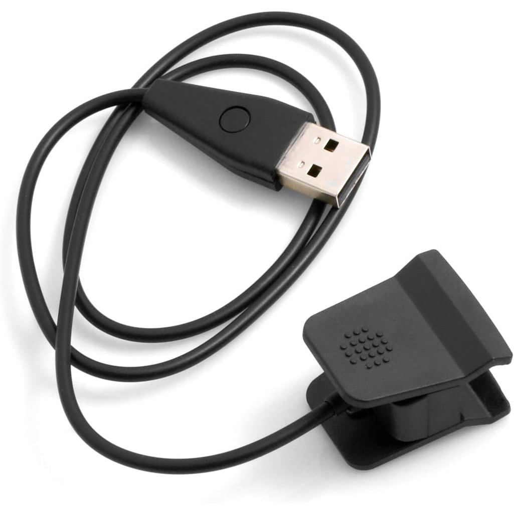 USB Ladekabel Für Fitbit Alta HR Ladegerät Ladestation Mit 53 Zentimeter Kabel Schwarz