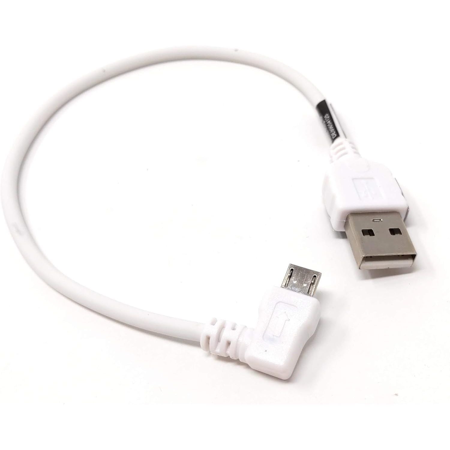System-S Micro USB 2.0 Kabel 20 cm 90 ° Links Gewinkelt