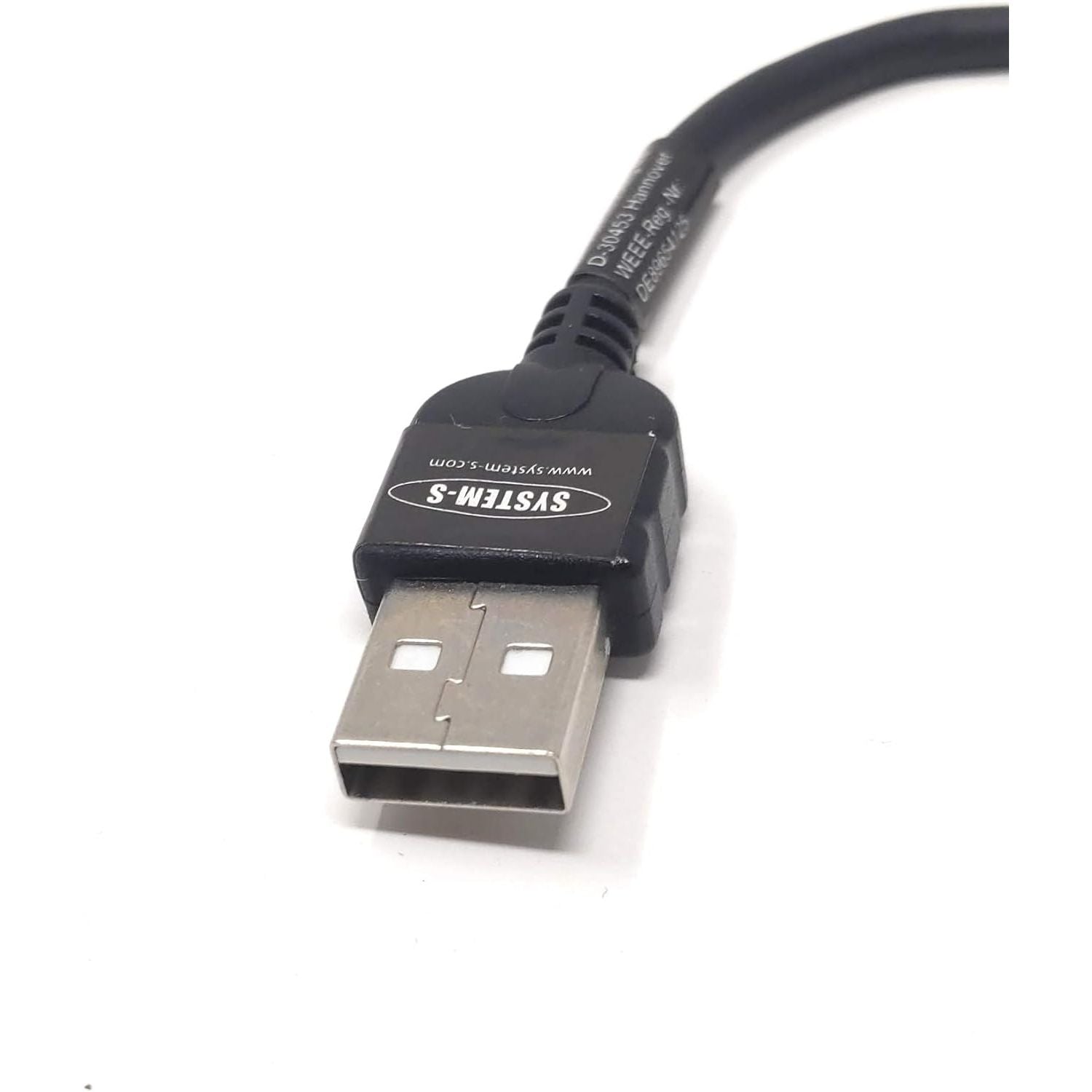 Systemhaus Zakaria USB C Zu USB A Kabel 90 Grad Winkel 10 cm USB 3.1 Typ C Zu USB 2.0 Typ A Kabel