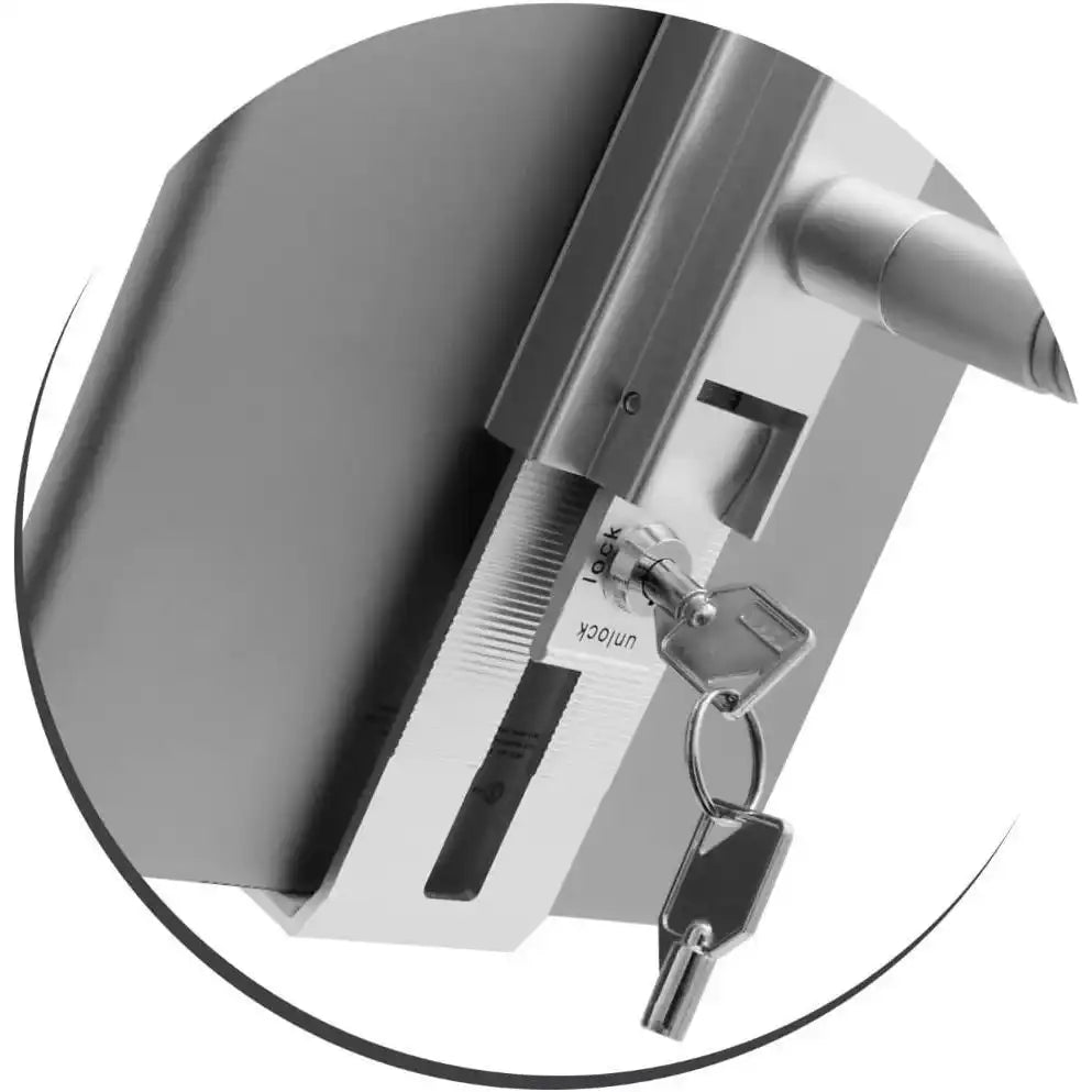 Abschließbare Diebstahl Schutz Schwanenhals Tischhalterung Für Tablets 9,7 Bis 12,9 Zoll