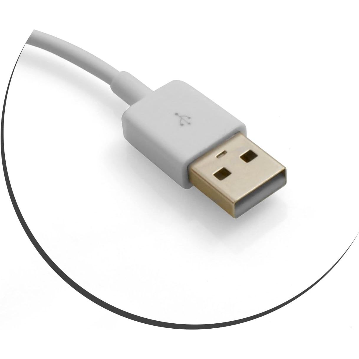 USB C Zu USB A Kabel 90 Grad Winkel Weiß 200 cm Daten Und Hochwertiges Ladekabel Premium