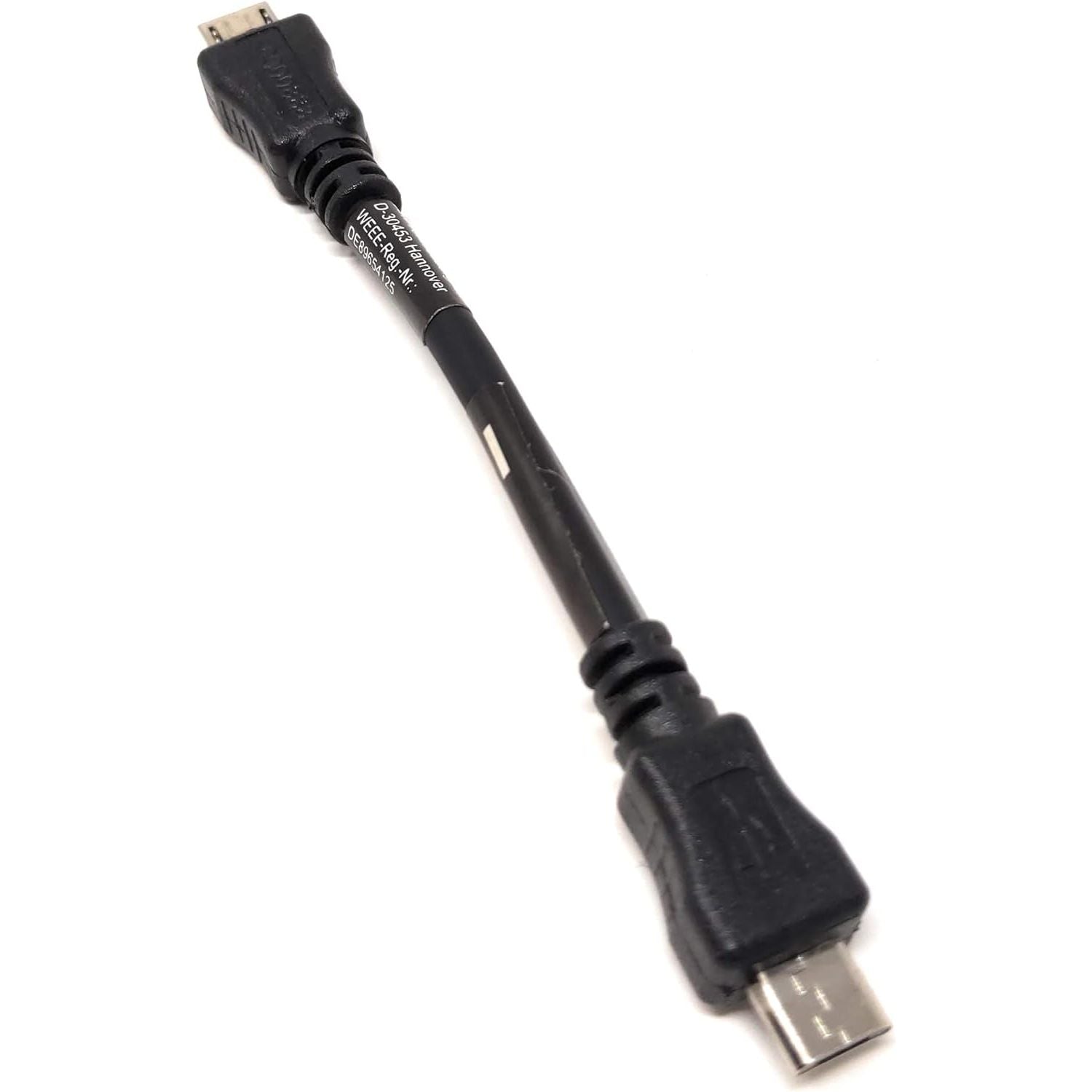 USB 2.0 Micro B Kabel 10 cm Doppelstecker Für Verbindungen Zwischen Micro B Geräten