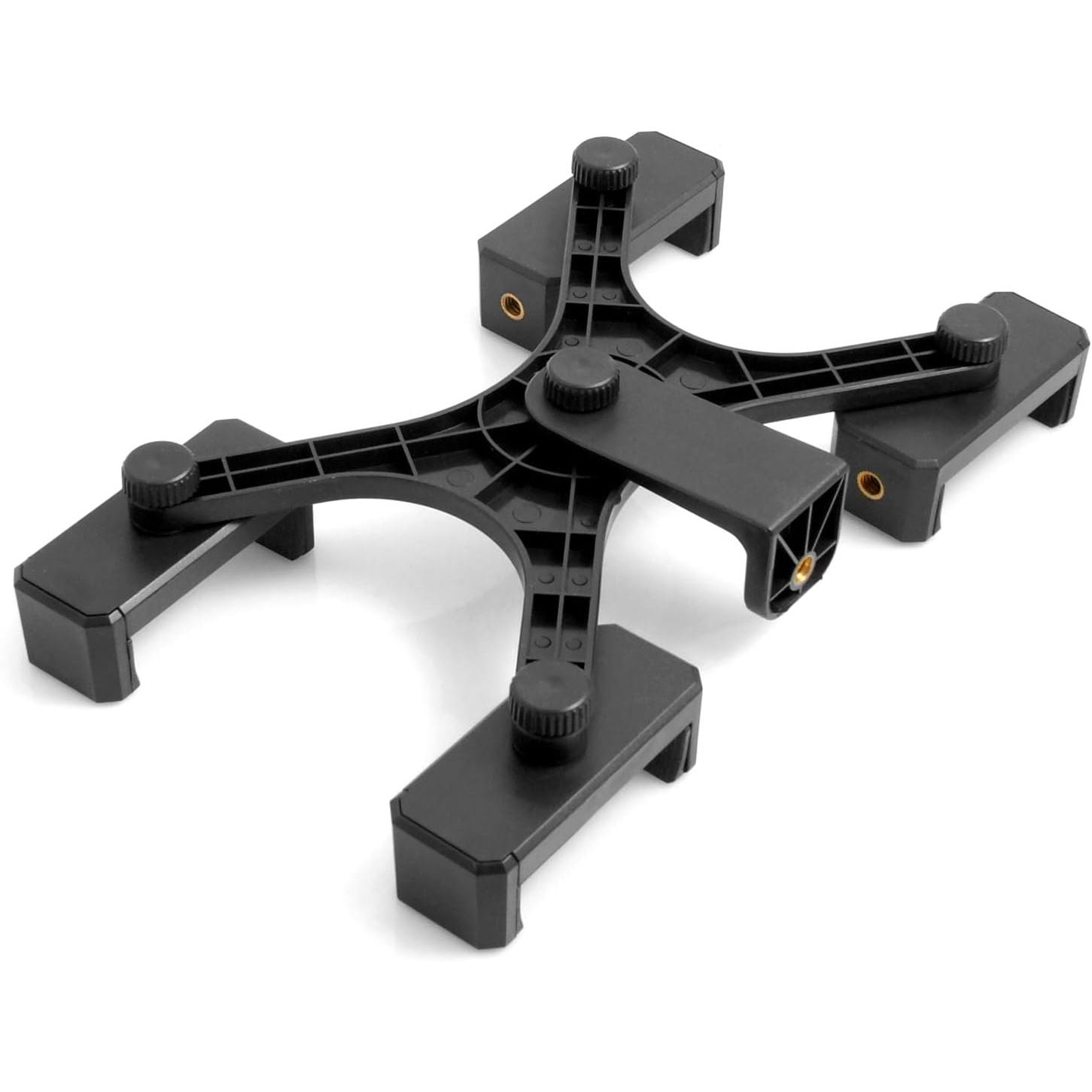 Stativ Aufsatz Mit Viertel Gewinde Halterung Für 4 Smartphones Von 56 Bis 72 Mm Verstellbar