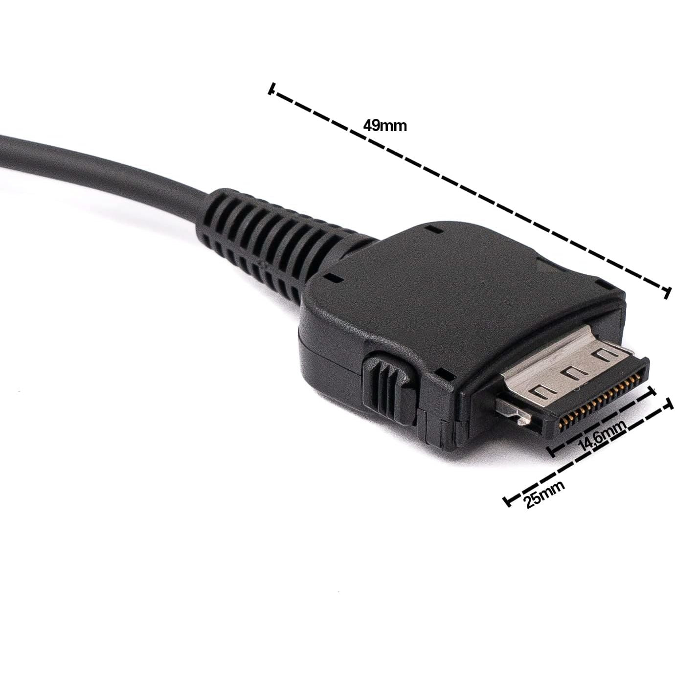 USB Kabel Zum Laden Und Synchronisieren Für Palm Handspring Treo PDAs 180 270 300 600 1,5 m