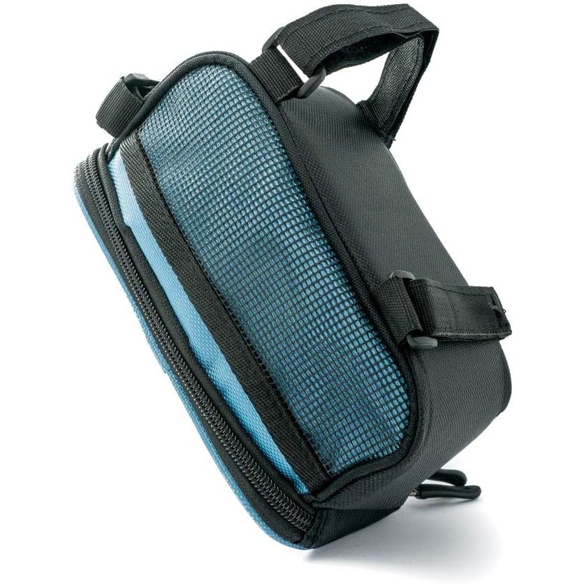 SYSTEM-S Fahrrad Tasche Halterung in Blau Befestigung für Smartphone