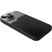 SYSTEM S Makro Linse 30x Mikroskop Für iPhone 14 Plus Mit Hülle Schwarz Für Detailaufnahmen