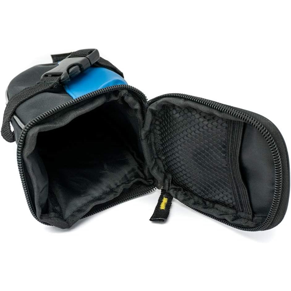 SYSTEM-S Fahrrad Sattel Tasche Halterung Befestigung wasserfest in Dunkelblau