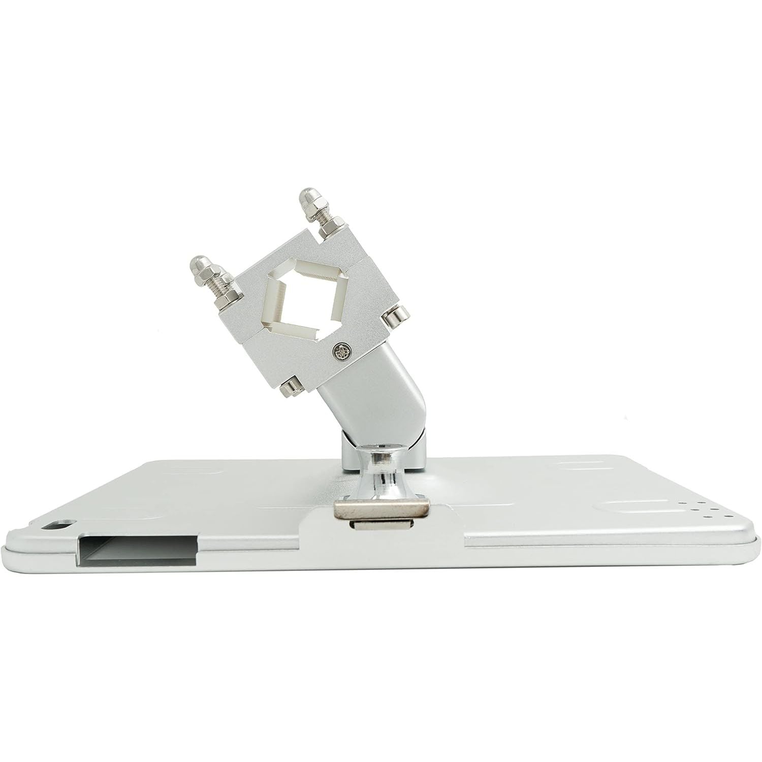 SYSTEM-S Stangenhalterung Mit Schloss Aus Metall Für iPad 9.7 Zoll 2018 Air 1 2 Modell