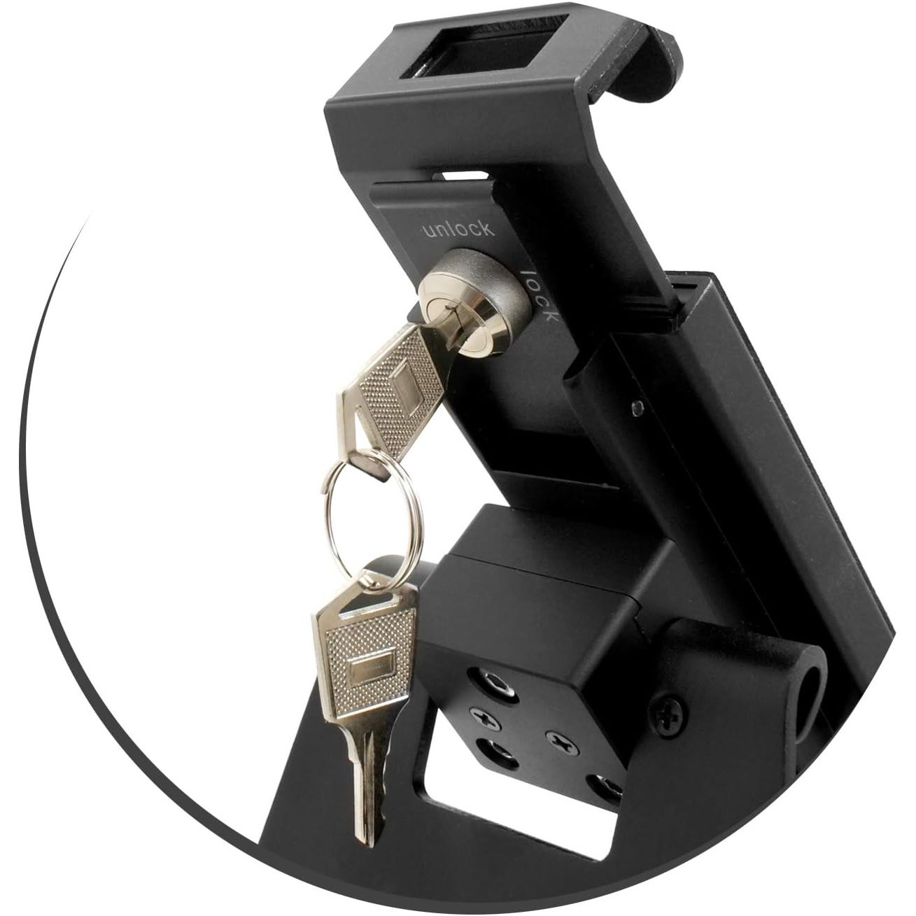 SystemS Tablet Tischhalterung Abschliessbar Fuer Messen Und Ausstellungen Sichere Praesentation