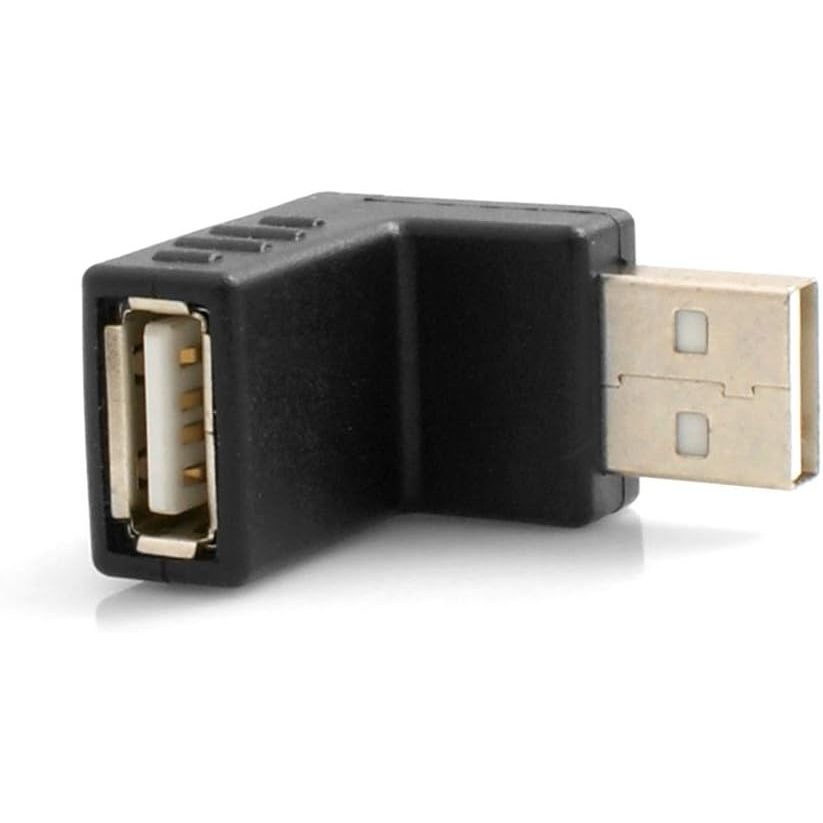 System-S USB Typ A Adapterkabel 90 Grad Rechts Winkel USB Eingang Aufwärtswinkel Kabel