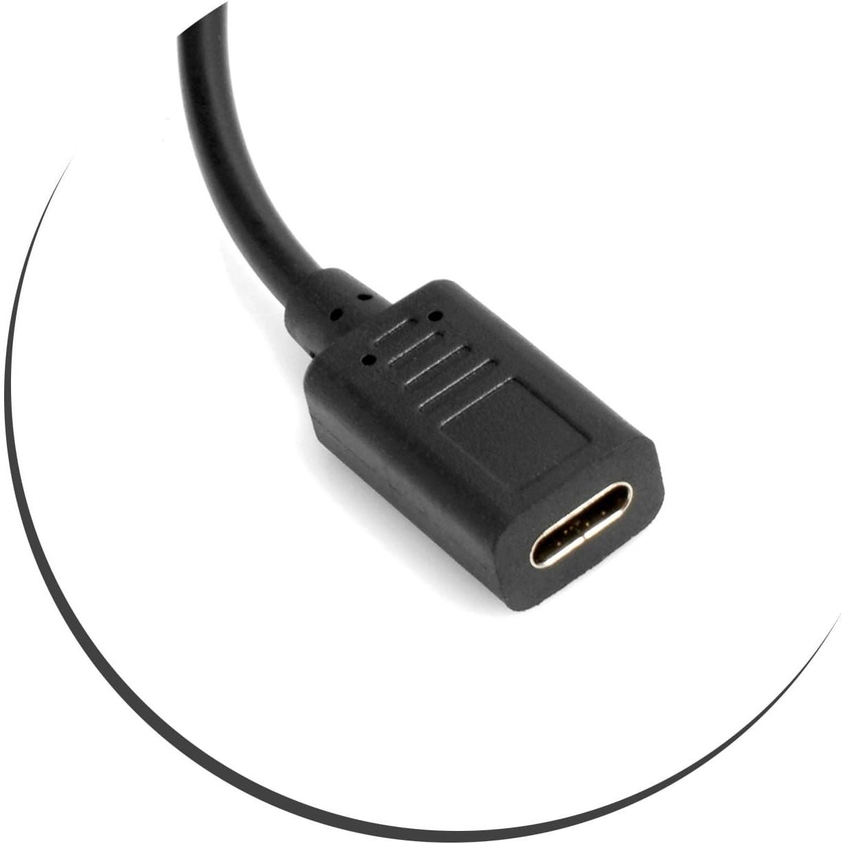 USB C Buchse Zu USB A Kabel 33 cm USB 3.1 Typ C Datenübertragung Und Laden Für USB Typ C Geräte