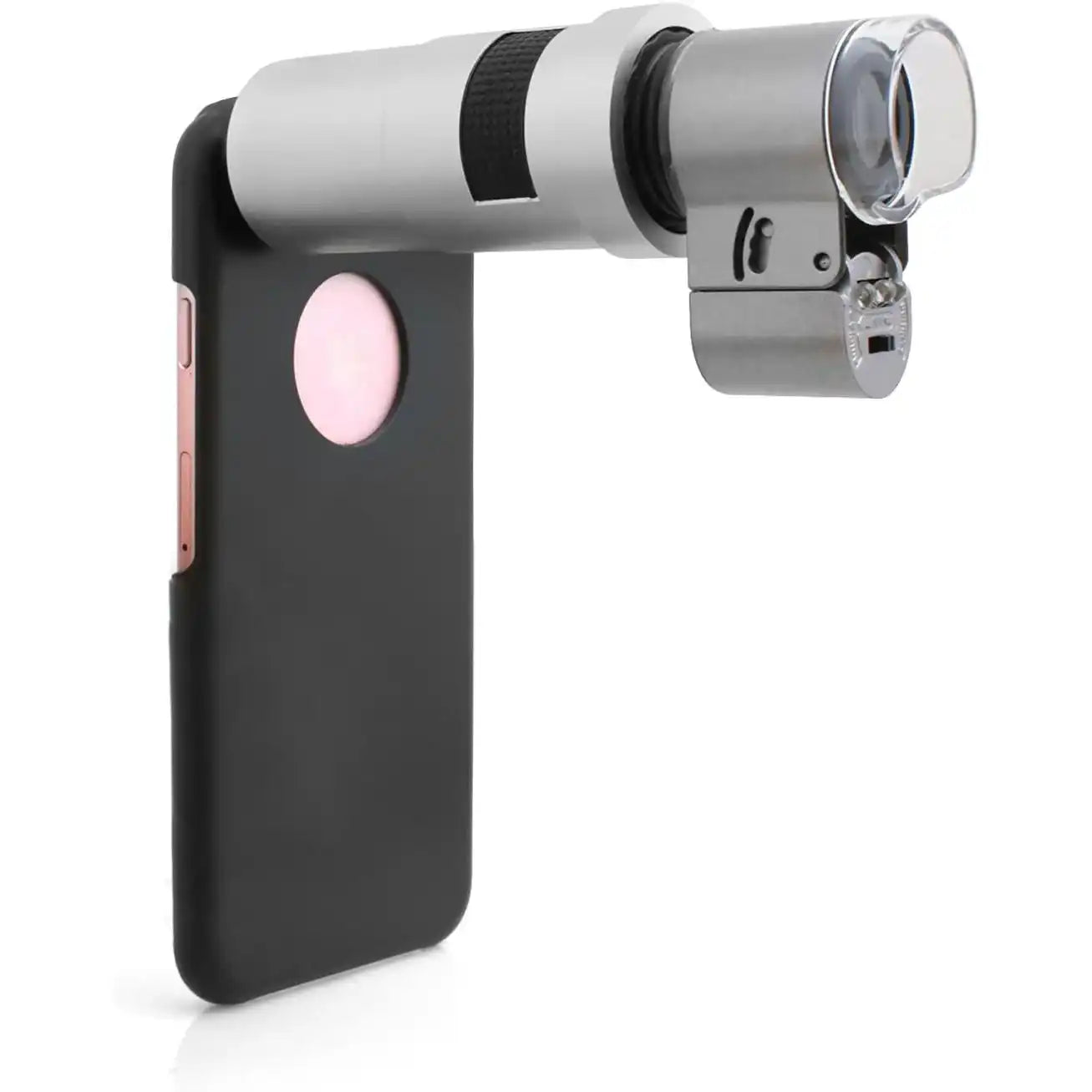 Clip-On Mikroskoplinse 200x LED UV Licht Für iPhone 6 6s Smartphone Tablet PC Makro