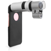 Clip-On Mikroskoplinse 200x LED UV Licht Für iPhone 6 6s Smartphone Tablet PC Makro