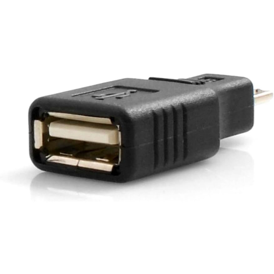 SYSTEM-S OTG Adapter USB A Eingang Zu Micro USB Stecker Adapter OnTheGo Host Kabel