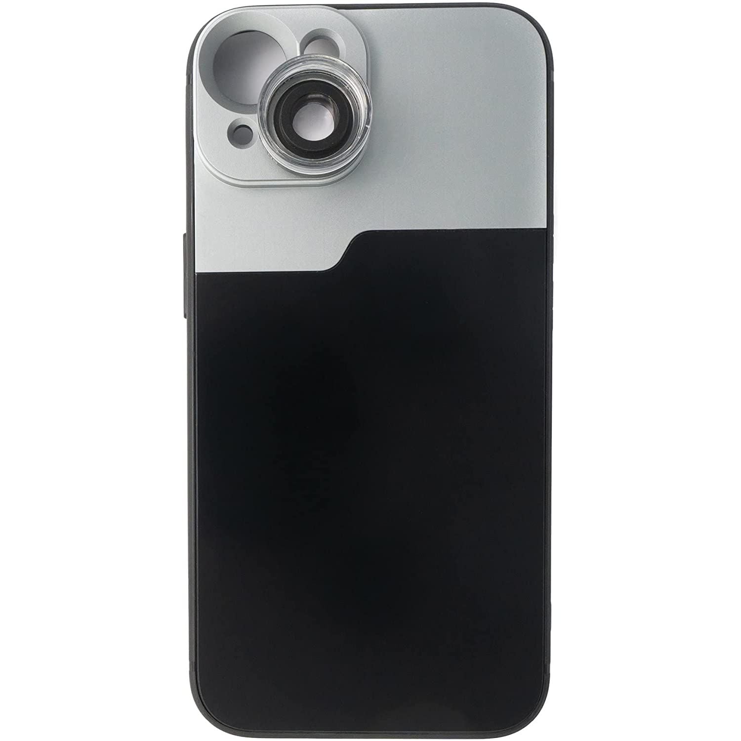 SYSTEM S Makro Linse 30x Mikroskop Für iPhone 14 Plus Mit Hülle Schwarz Für Detailaufnahmen