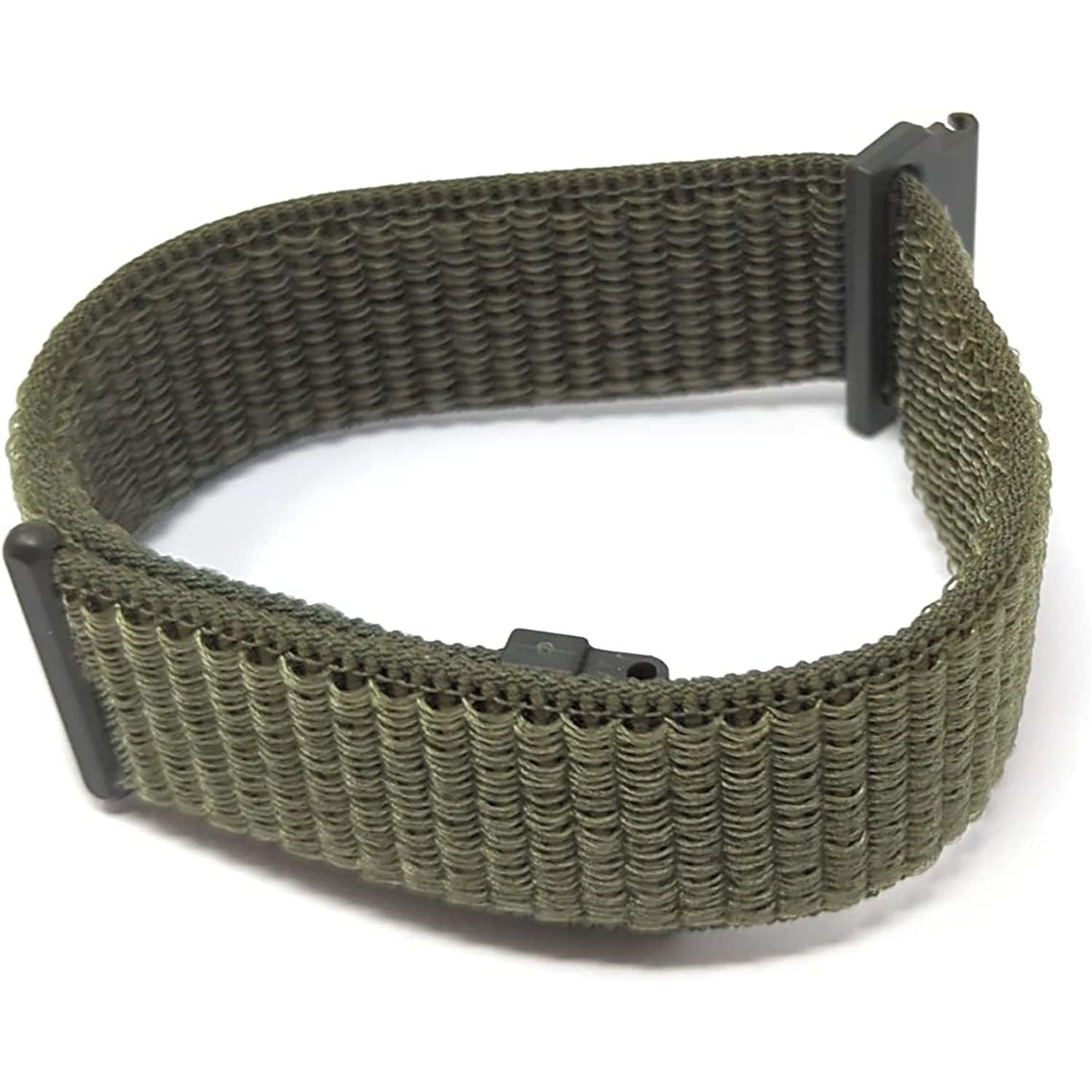 Nylon Armband Dunkelgrün Grau 22mm Für Fitbit Versa 2 Und Versa Lite Smartwatch Qualität