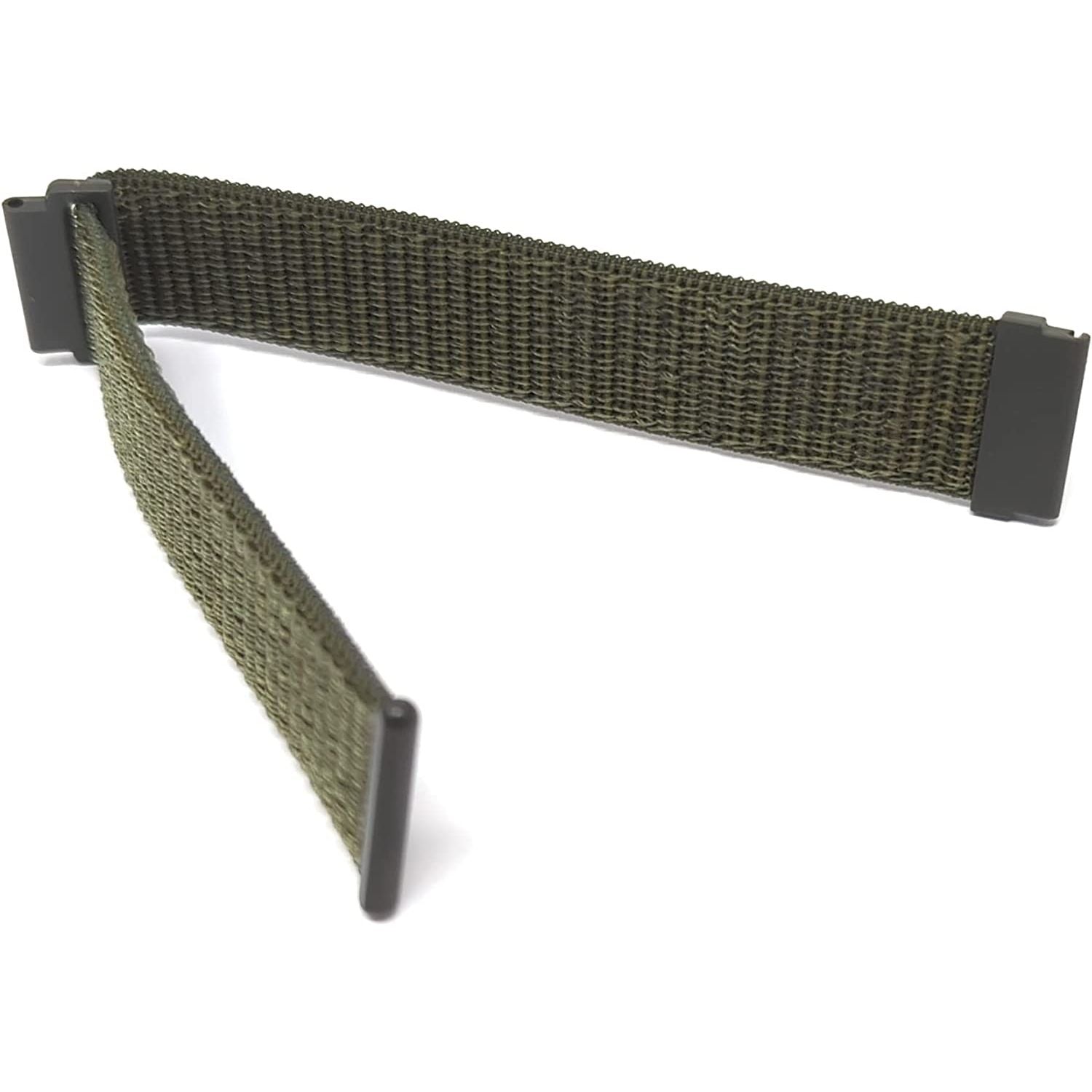 Nylon Armband Dunkelgrün Grau 22mm Für Fitbit Versa 2 Und Versa Lite Smartwatch Qualität