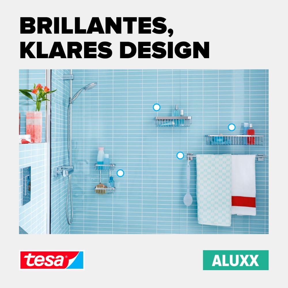 Tesa Elegante Eckablage für die Dusche™