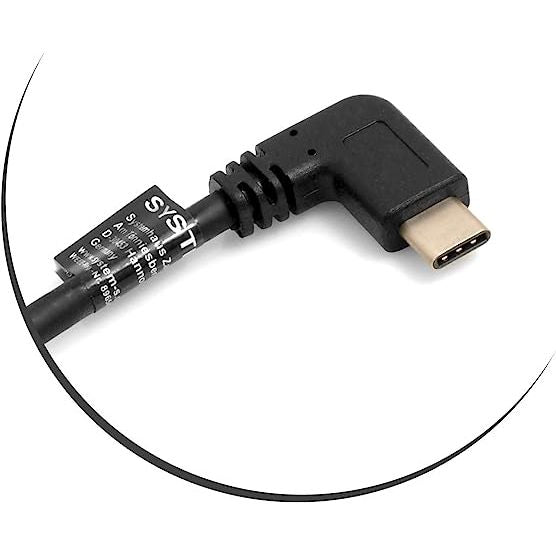 USB C Auf USB A Kabel 30 Cm Mit 90 Grad Winkel Geeignet Für Lade Und Datentransfer