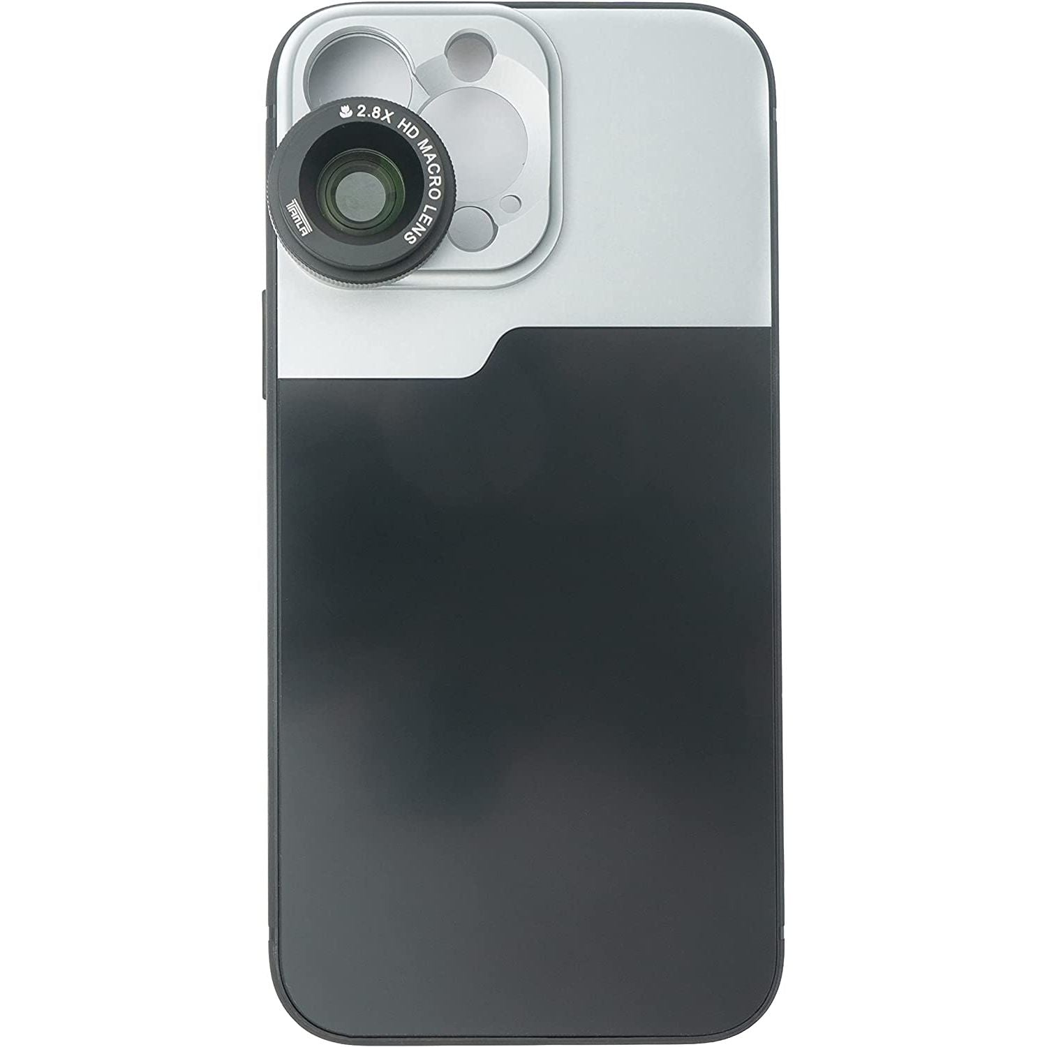 Makro Linse 2.8x HD Filter Mit Hülle Schwarz Für iPhone 14 Pro Max Schraubgewinde