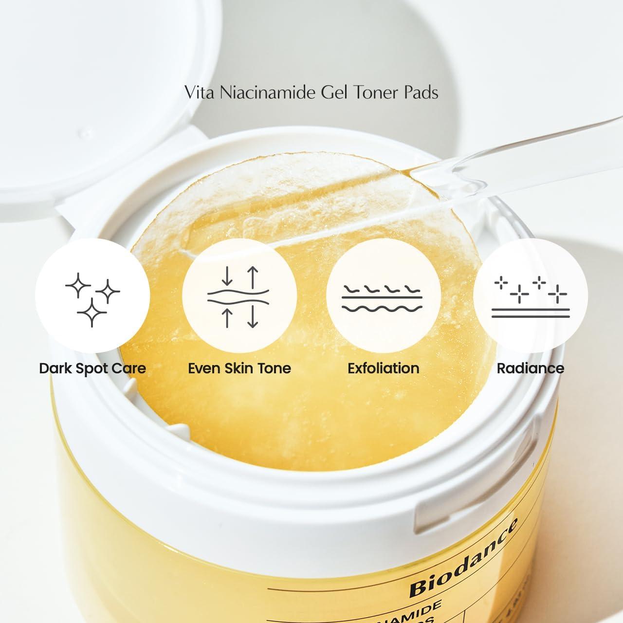 Biodance Vita Niacinamide Gel Toner Pads (60ea)