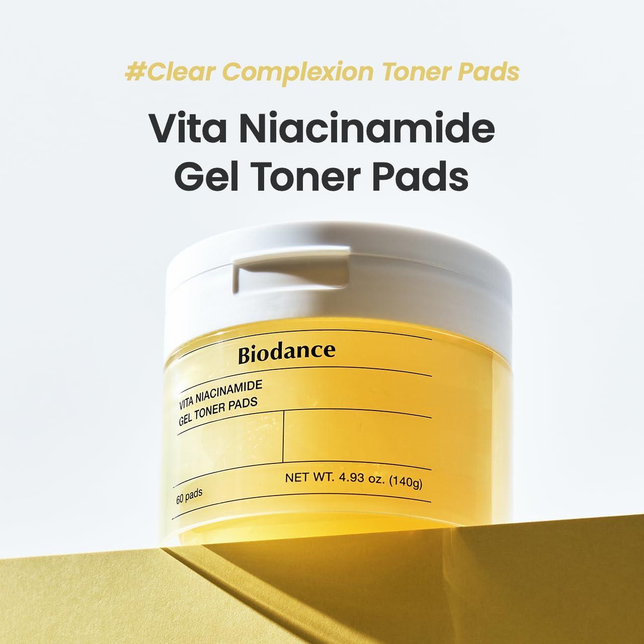Biodance Vita Niacinamide Gel Toner Pads (60ea)