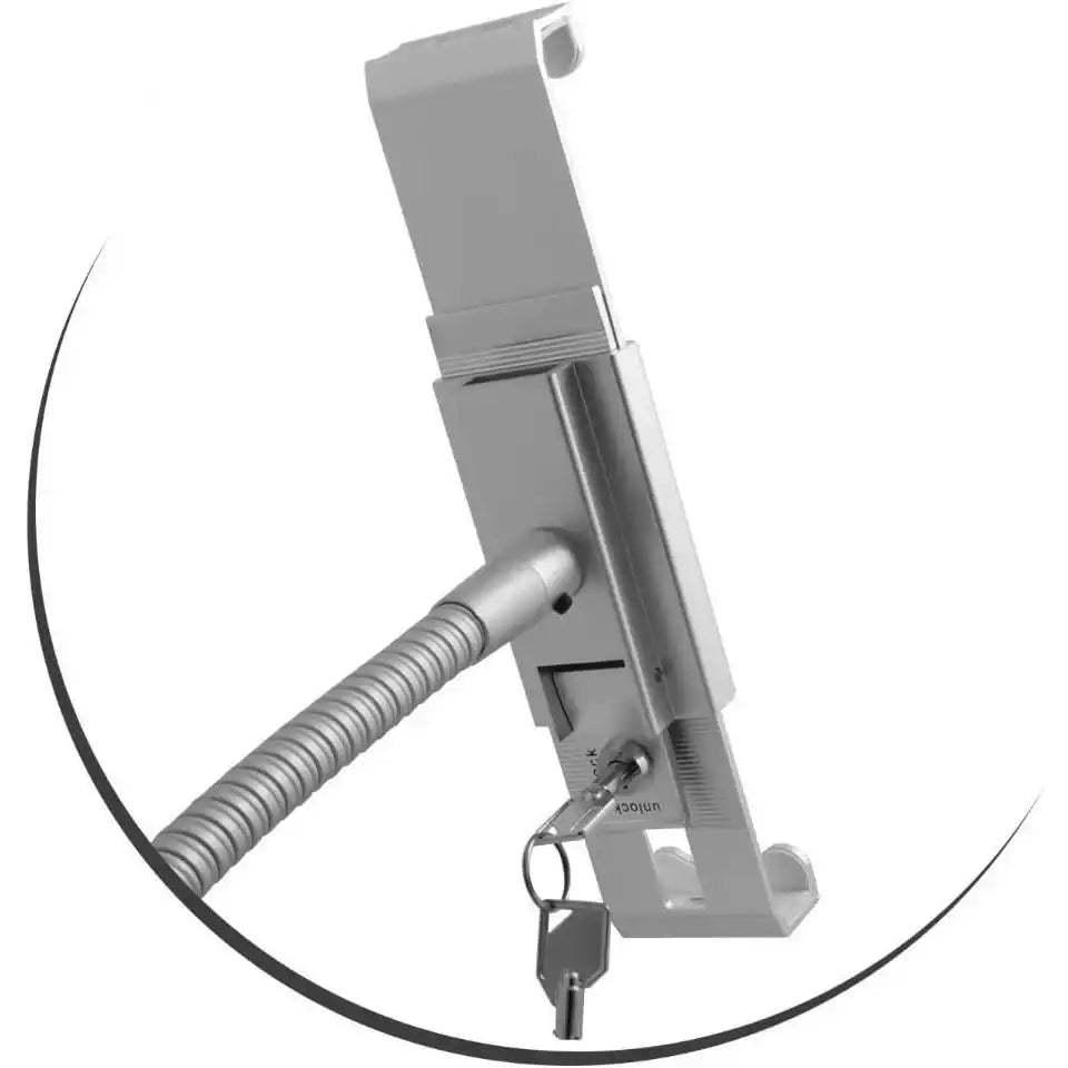 Abschließbare Diebstahl Schutz Schwanenhals Tischhalterung Für Tablets 9,7 Bis 12,9 Zoll