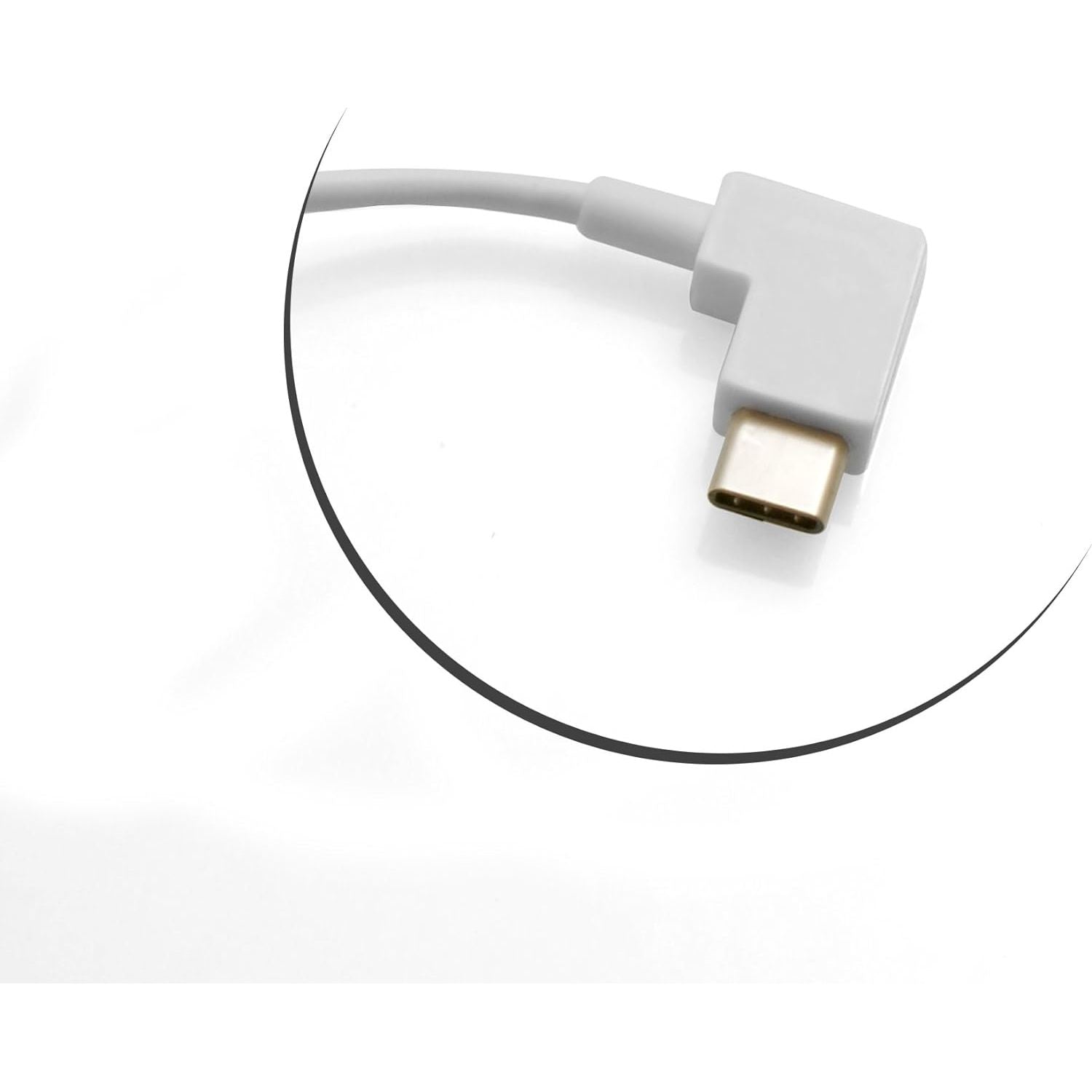 USB C Zu USB A Kabel 90 Grad Winkel Weiß 200 cm Daten Und Hochwertiges Ladekabel Premium